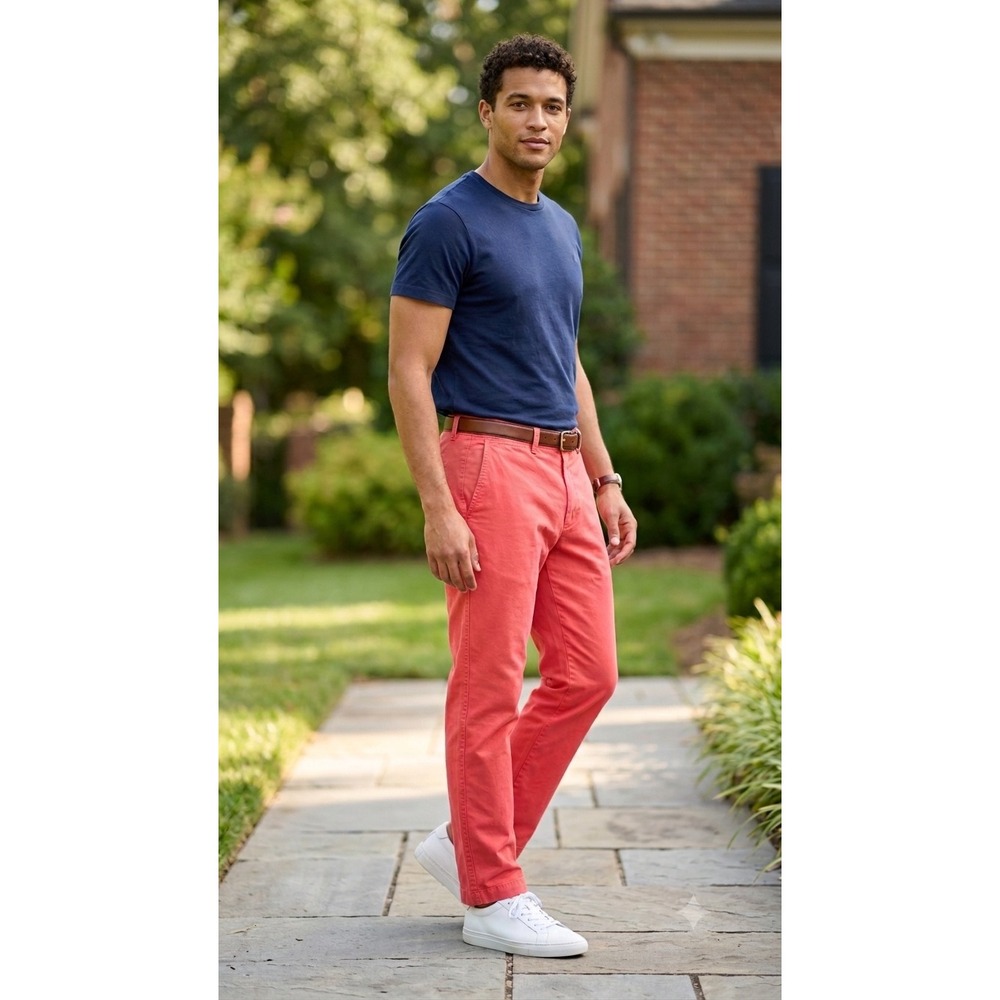 Ralph‎ Lauren Prospect Pant Coral Classic Polo Chino Cotton Men's 32x32